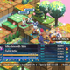 A screenshot of Disgaea 6 where a character prepares an attack while stats fill the screen